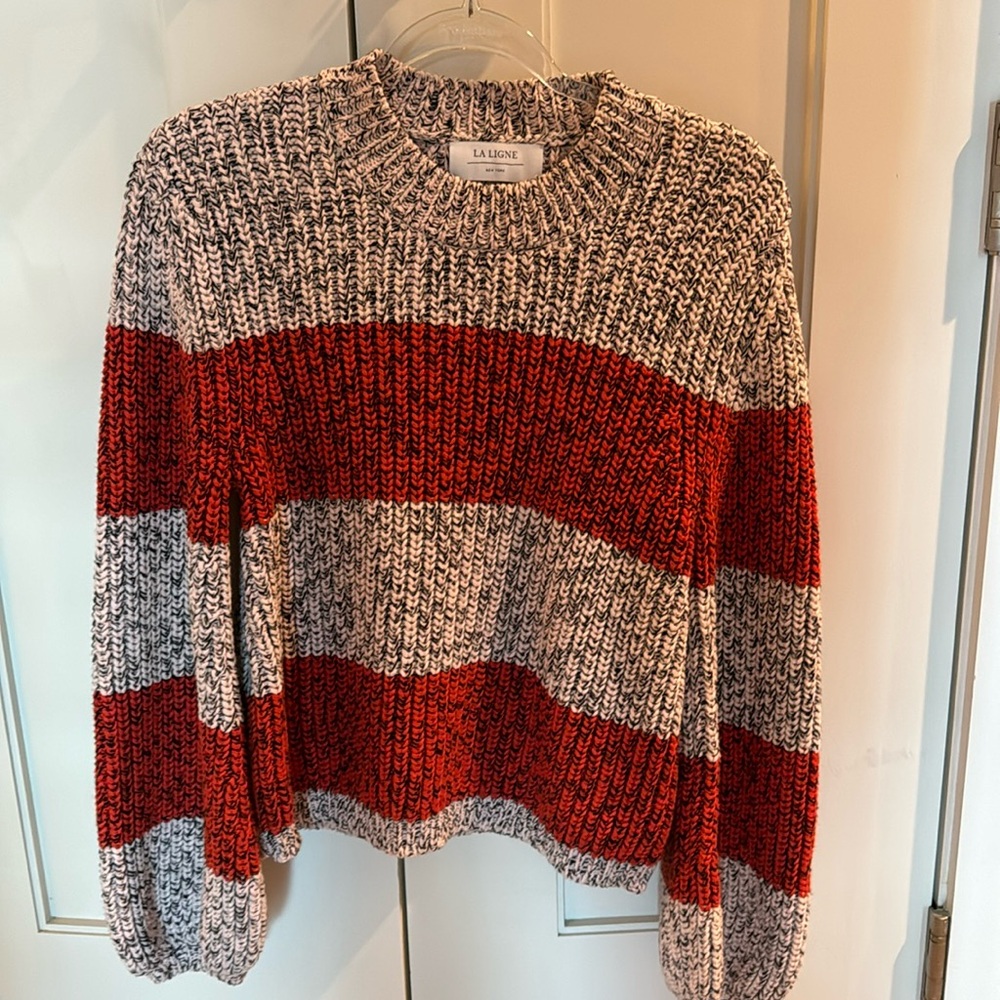 La Ligne Balloon Sleeve Sweater
